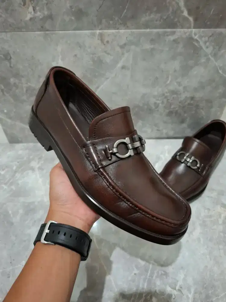 Sepatu Ferragamo Original formal loafer second guccciballylouisvuitton