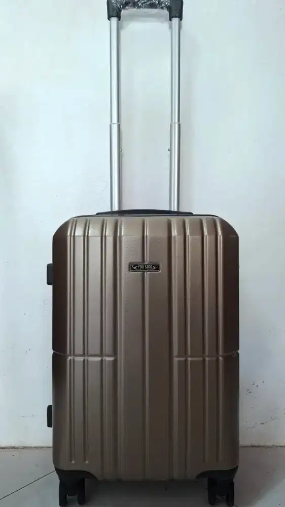 Baru travel koper polo hardcase fiber abs waterproof size 20 inch