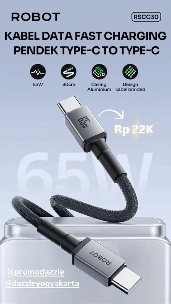 KABEL CHARGER ROBOT RSCC30