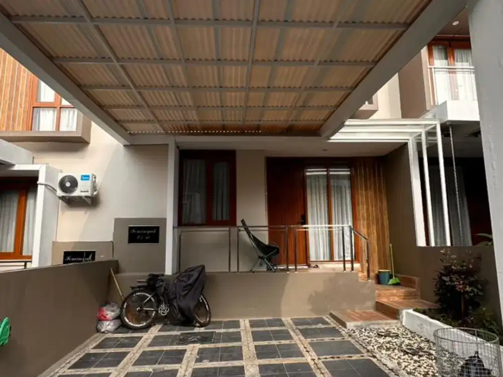 HARGA HOT! RUMAH MINALIS NAYAMAN FULL FURNISHED DI CLUSTER BALI GARDEN BANDUNG