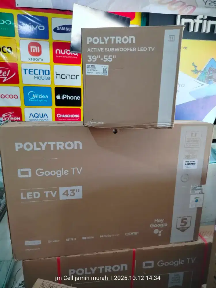 TV POLYTRON 43 INCH SOUNDBAR SUBWOOVER