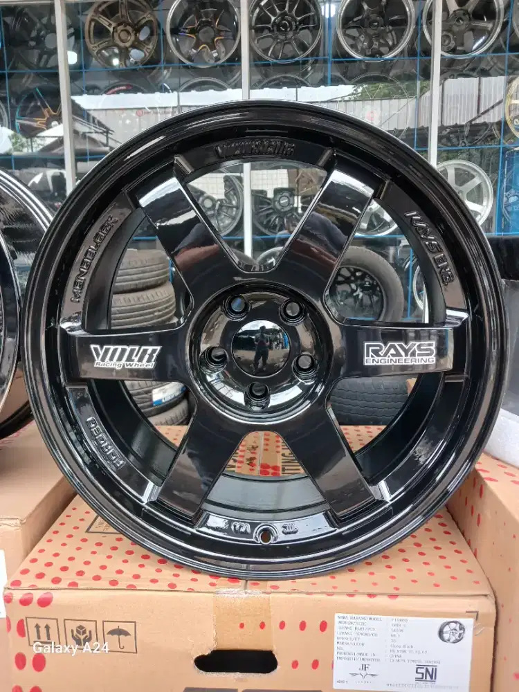 Velg te37 ring 18x8,5 pcd 5x108 ET 35 chery omoda J6 fokus dll