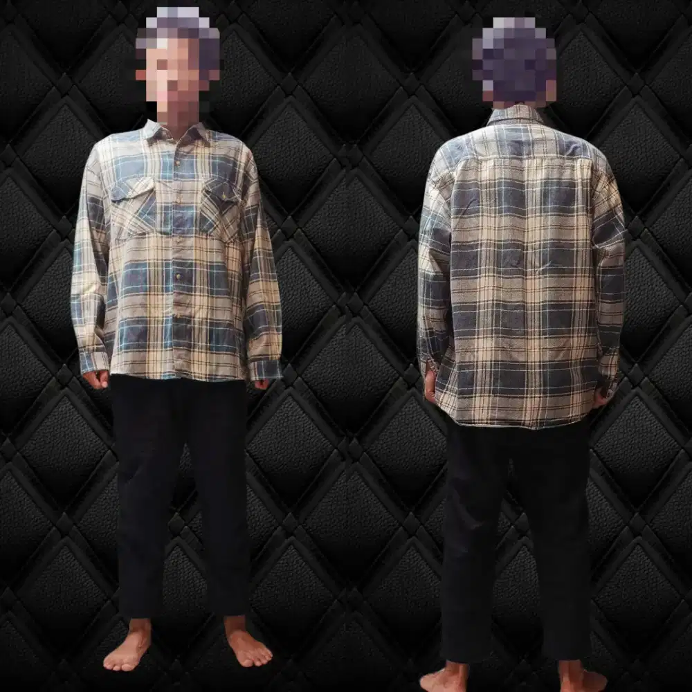 Harga PAS Kemeja flannel size L dewasa dapat bonus