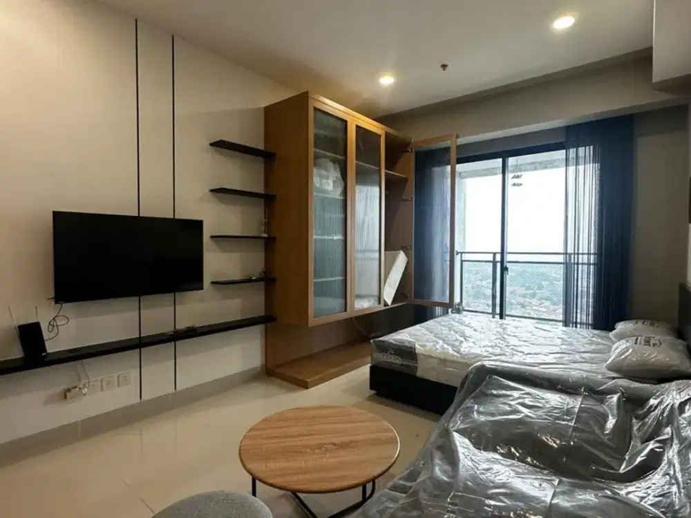 Disewakan Unit Studio FRESH — Saffron  Apartment Sentul City Brand New, Full Furnished, Siap Huni Dan Cantik