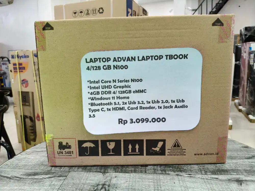 Laptop Advan TBook Ram 4/128GB