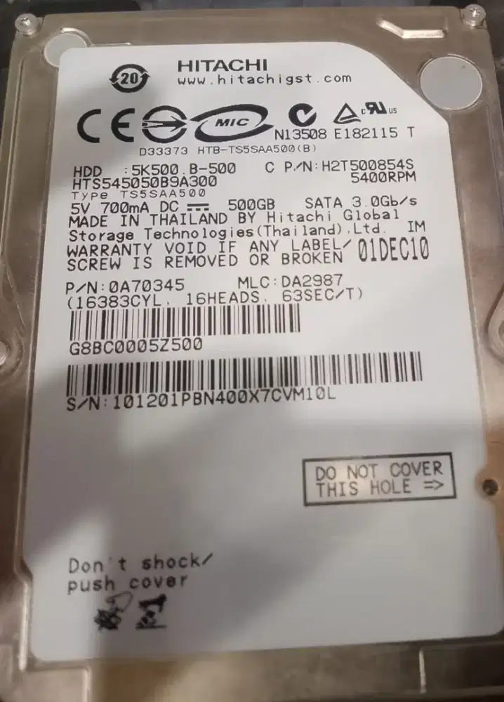 Jd sata 500gb leptop