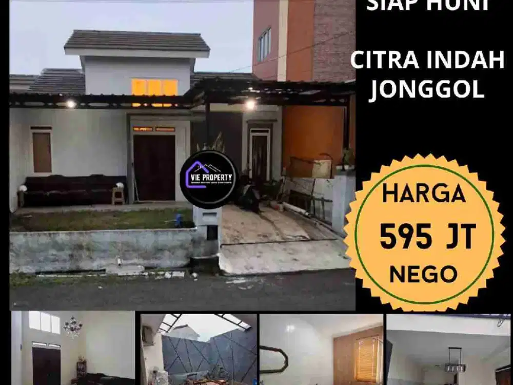 DIJUAL MURAH DIBAWAH PASARAN RUMAH RAPI SIAP HUNI DI CITRA INDAH JONGGOL