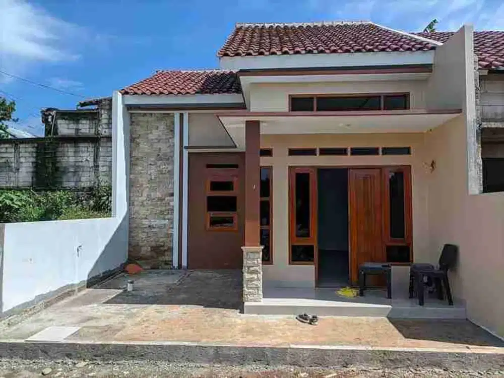 jual rumah baru 235 juta free biaya surat unit siap huni
