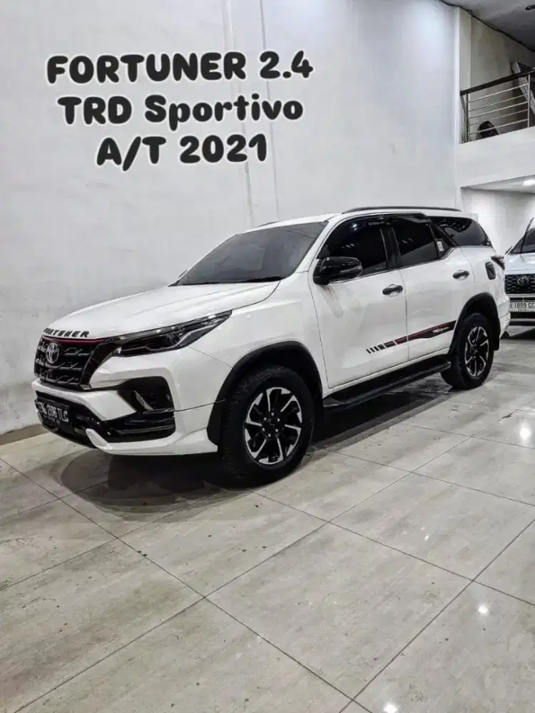 WAJIB BELI‼️ FORTUNER 2.4 TRD A/T 2021 / 2022 hitam toyota sportivo