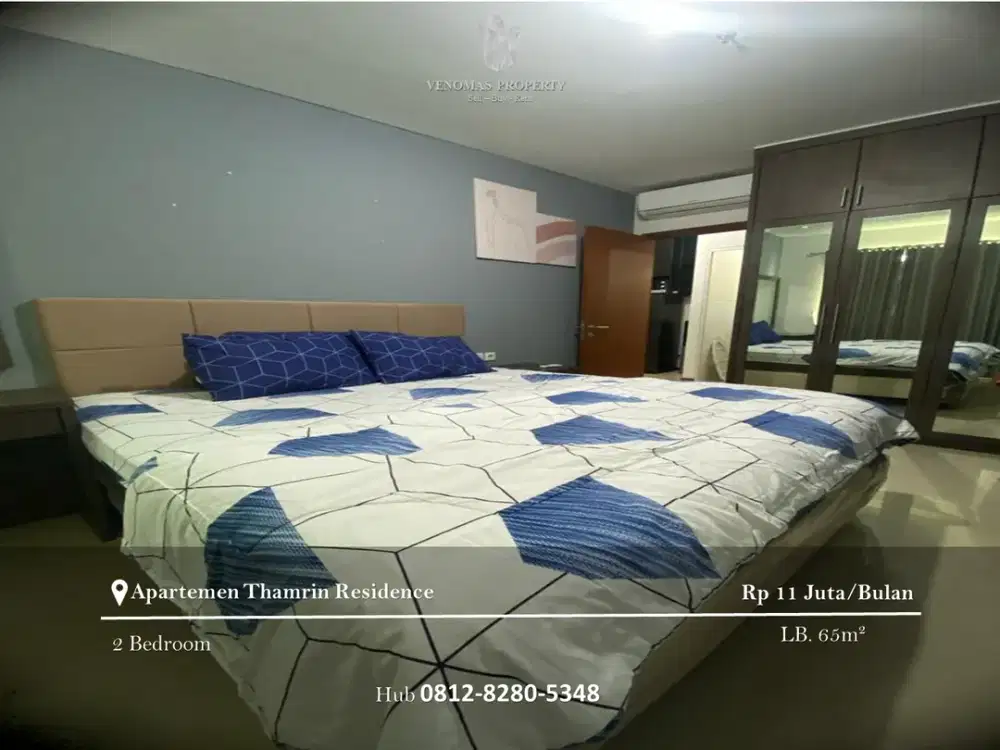 Disewakan Apartement Thamrin Residence 2BR Full Furnished Tower A