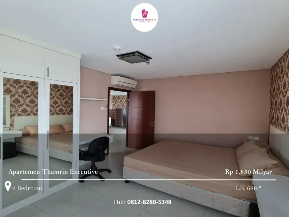 Dijual Apartement Thamrin Executive 2BR Full Furnished Bagus