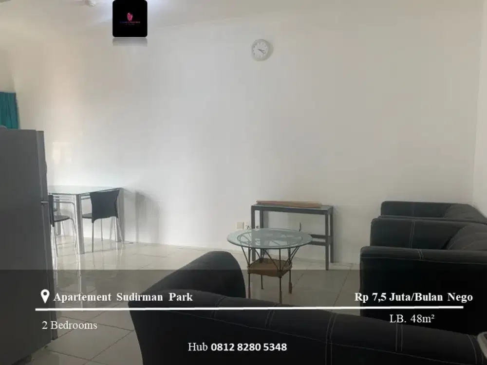 Disewakan Apartement Sudirman Park High Floor 2BR Full Furnished