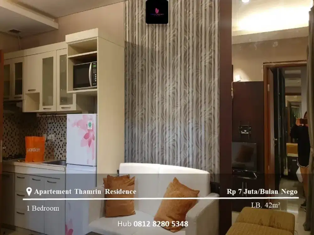 Disewakan Apartement Thamrin Residence High Floor 1BR Full Furnished