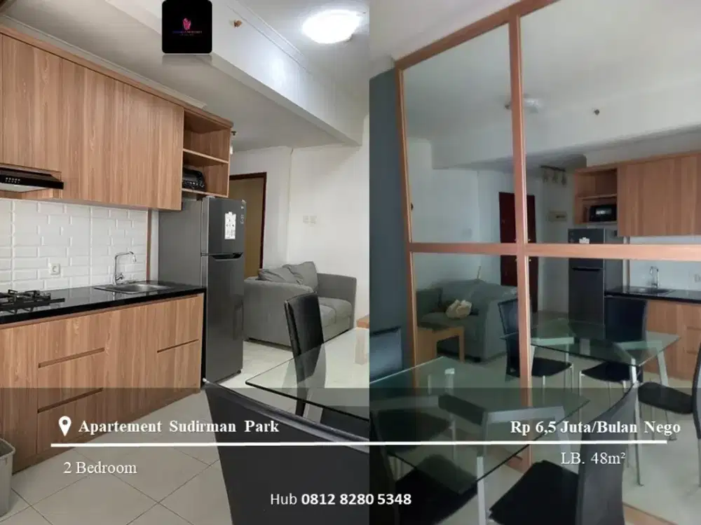 Disewakan Apartement Sudirman Park Low Floor 2BR Full Furnished