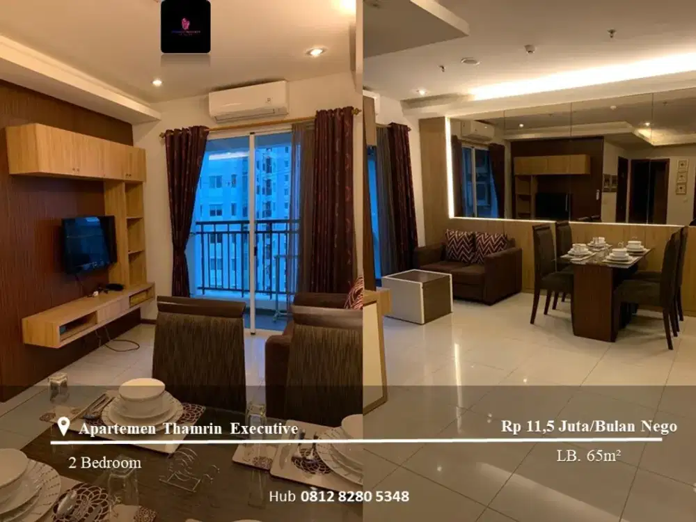 Disewakan Thamrin Executive Apartement Middle Floor 2BR Full Furnished