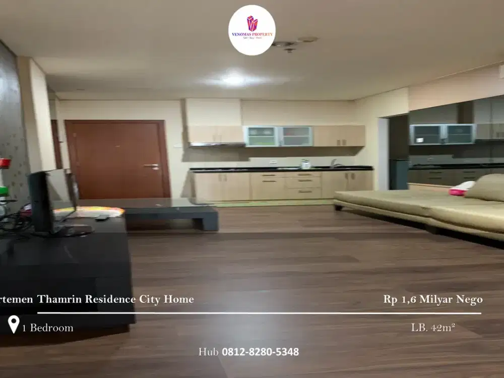Dijual Apartement Thamrin Residence City Home 2BR Full Furnished