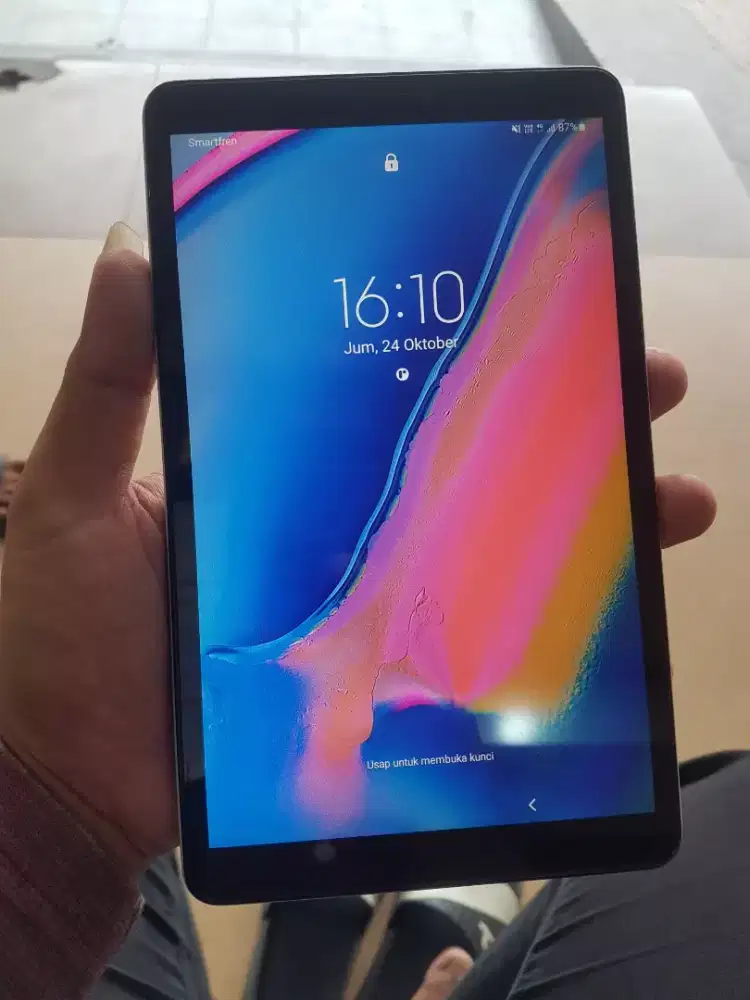 Tablet samsung Tab A with S-pen Minus LCD gk bisa di sentuh