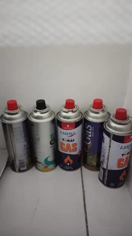 6 Tabung kaleng Gas Portable