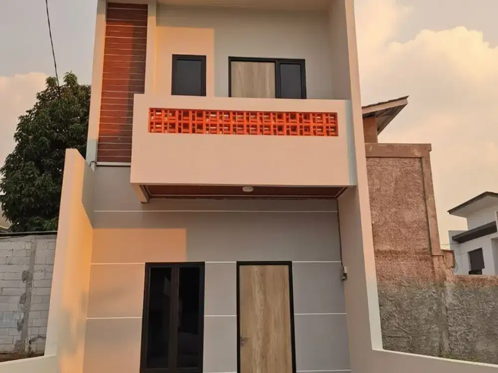 Rumah 2 Lantai Lokasi Strategis dekat Akses Tol Perigi dan Bintaro