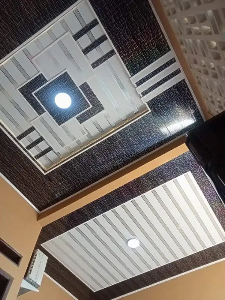 Plafon PVC terpasang