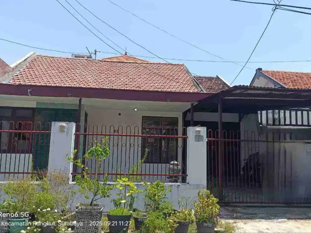 Rumah RUNGKUT ASRI TENGAH SURABAYA dekat MERR, TOL, Galaxy Mall