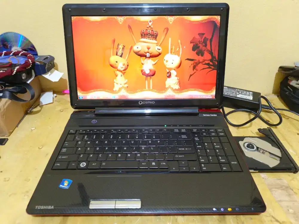 Laptop Toshiba Qosmio Intel Core I7 Gen 2 Ram 4Gb Hdd 500Gb Build Up