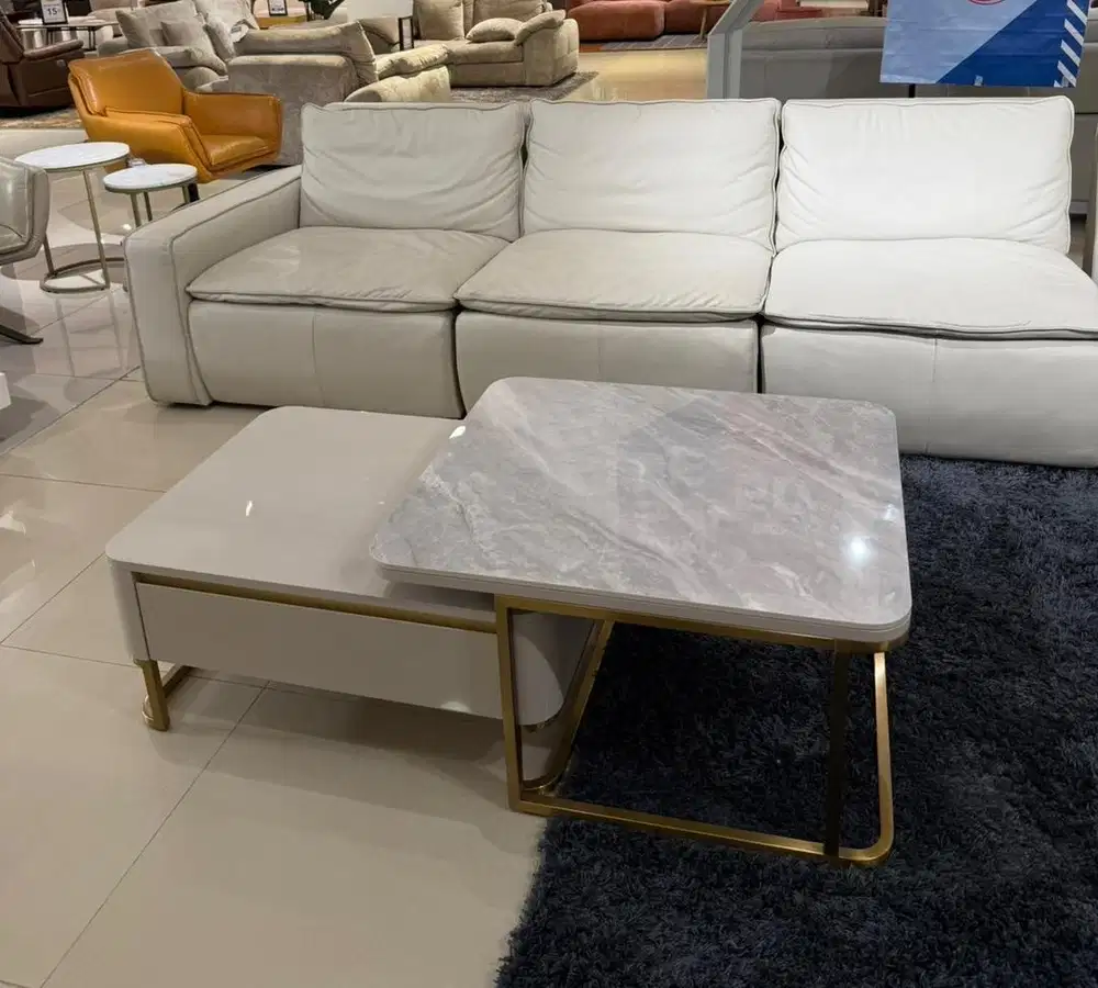 Meja Ruang Tamu Rectangular (Baru Harga Second)