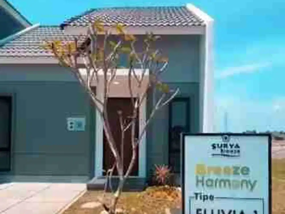 RUMAH 400JUTAAN JAYALAND SURYA BREEZE SIDOARJO CICILAN 2JUTAAN NUP 1JUTA