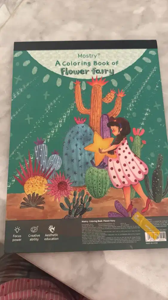 Buku coloring flower fairy