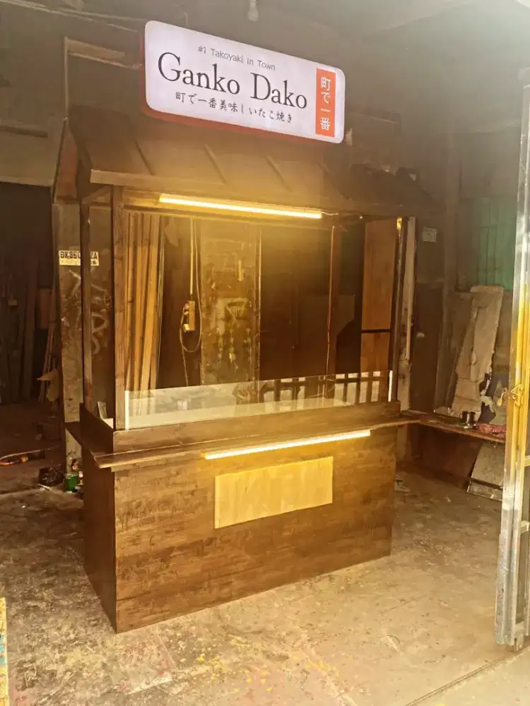 Menerima pembuatan gerobak  booth dan harga di sesuaikan model ukuran