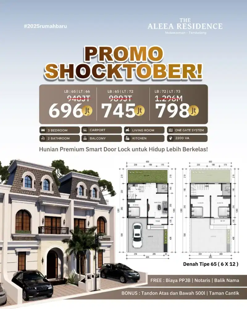 RUMAH MEWAH CLUSTER MULAWARMAN UNDIP TEMBALANG