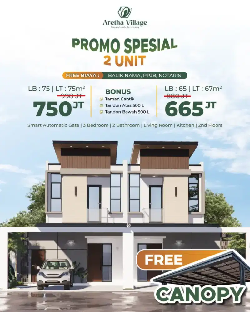 RUMAH MEWAH DEKAT TRANSMART SRONDOL SETIABUDI BANYUMANIK