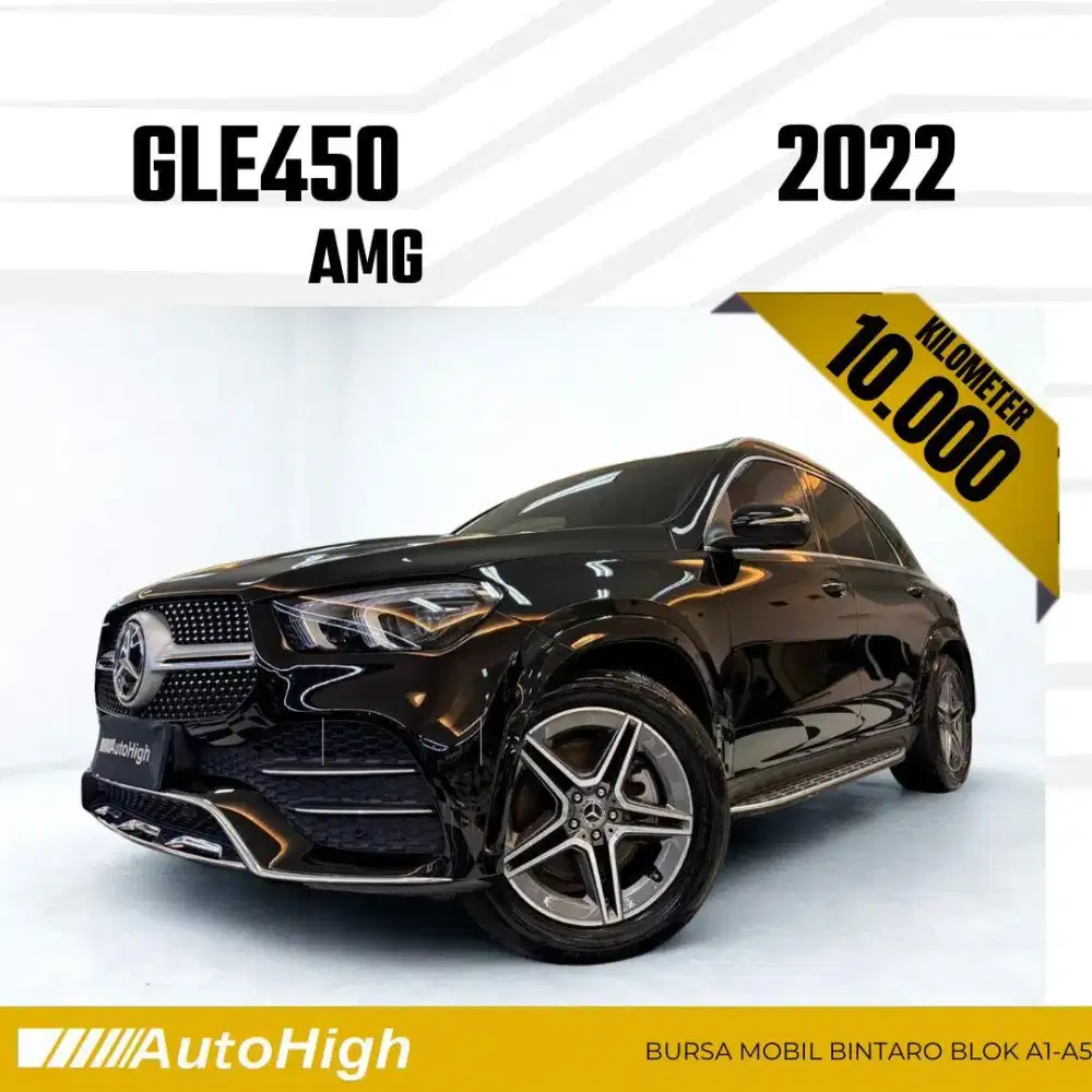 DP10% [Km10.000] GLE450 AMG 2022 Black / GLE 450 Reg 2023 #AUTOHIGH