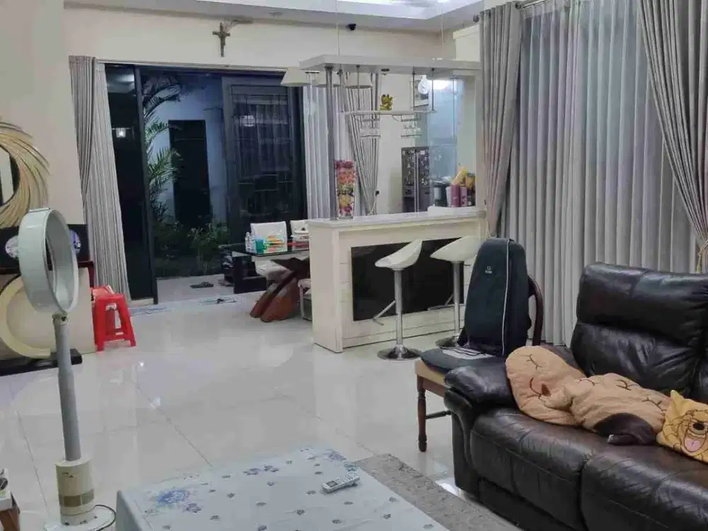 JUAL RUMAH FULL FURNISH TERAWAR WISMA MUKTI