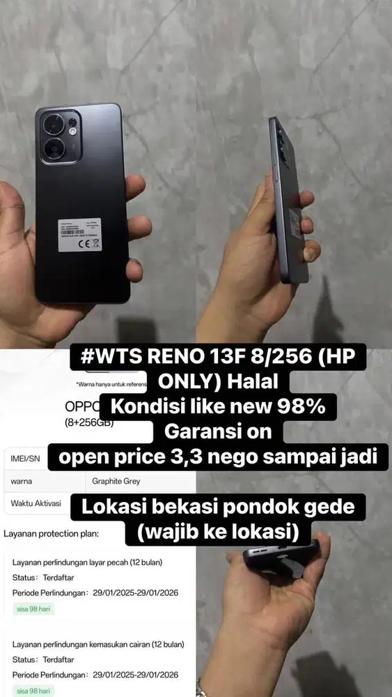 OPPO RENO 13F (UNIT ONLY)