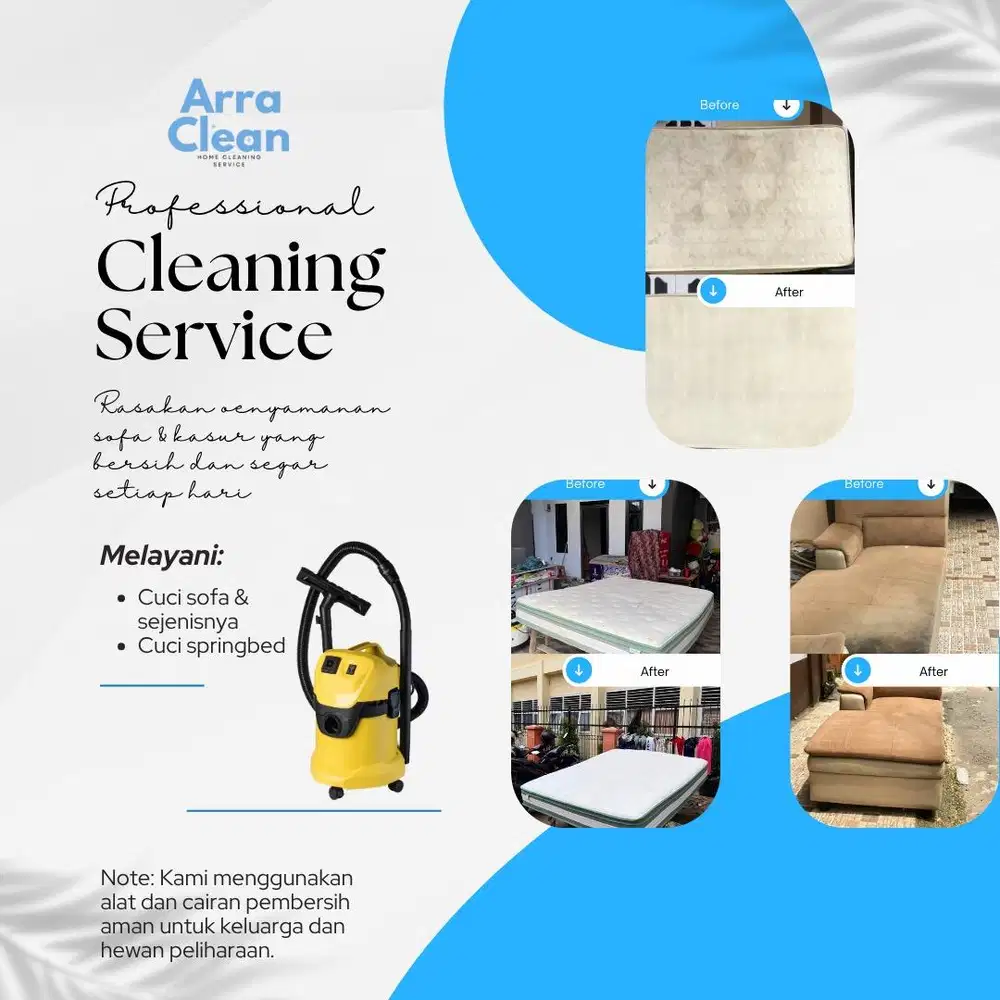 CUCI SOFA, SPRINGBED, KARPET, dan SALON INTERIOR MOBIL START FROM 50K