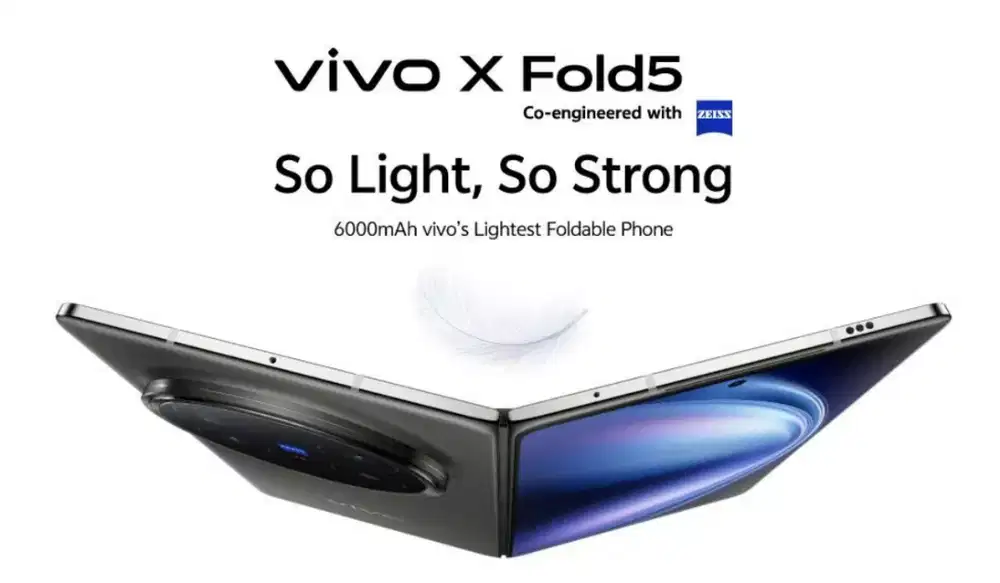Vivo X Fold 5 16/512 GB - Lightest Foldable - GARANSI RESMI