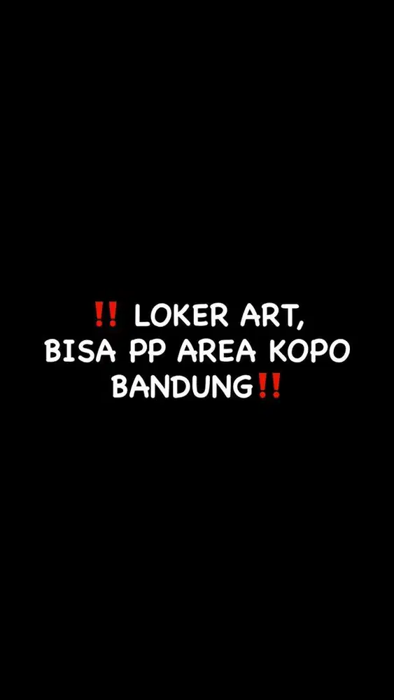Lowongan Kerja ART