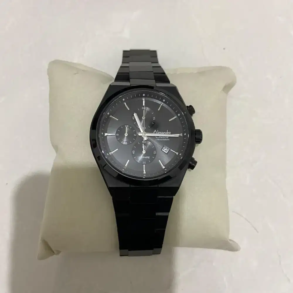 JAM TANGAN SECOND BARU ORI ALEXANDRE CHRISTIE LENGKAP SURAT