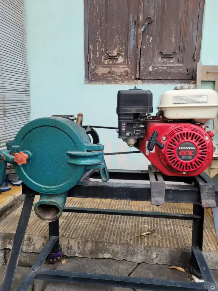 Giling bumbu 8 dim 2 unit/dua set denga penggerak Jimo & Honda 6,5 pk