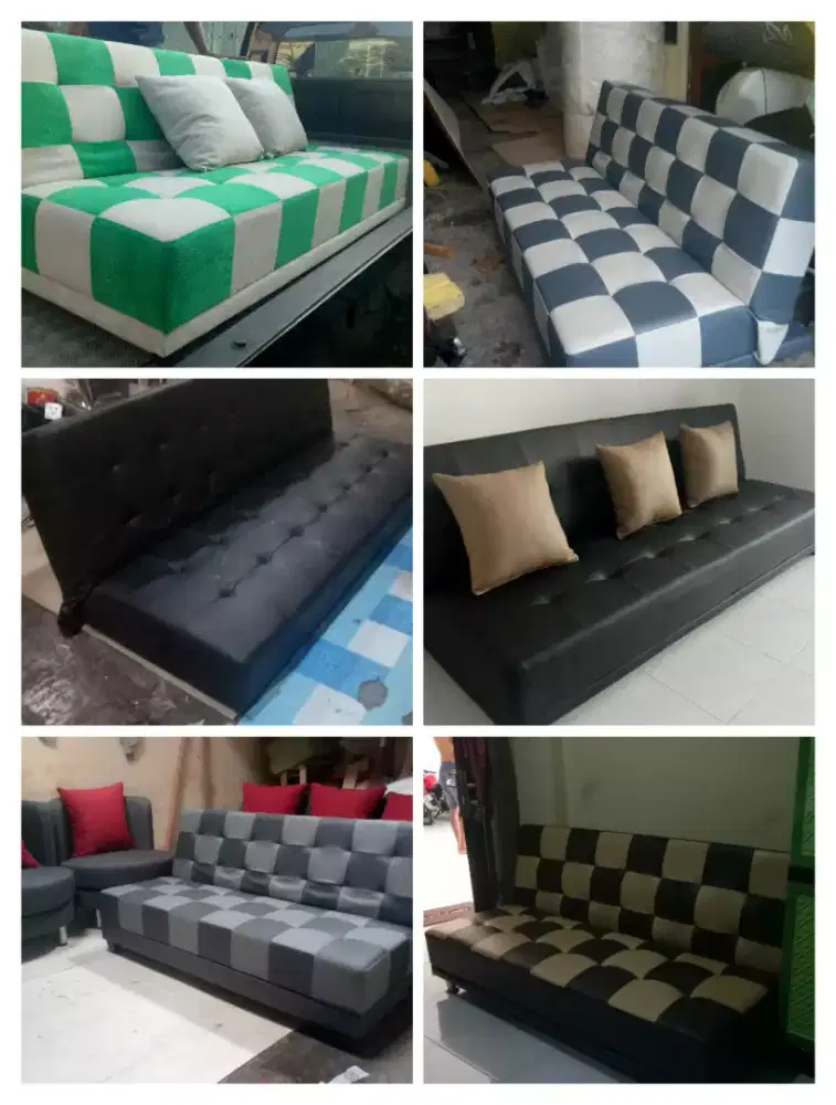 Obral sofa bed angsel ukuran 160x110(Maulida Sofa)
