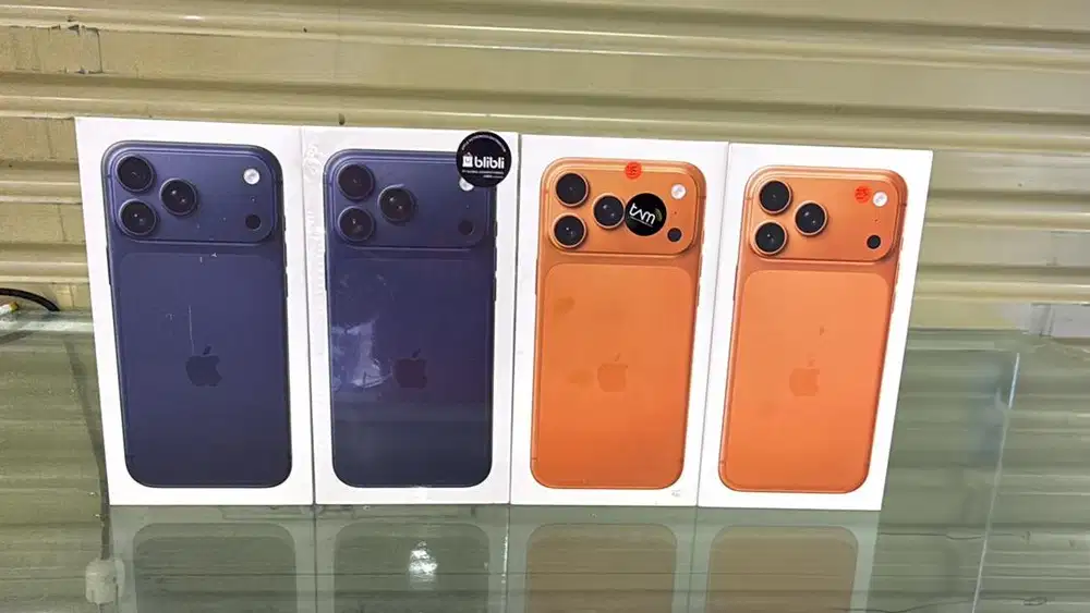 urgent iphone 17 promax series al tipe baru seken inter resmi ibox yu