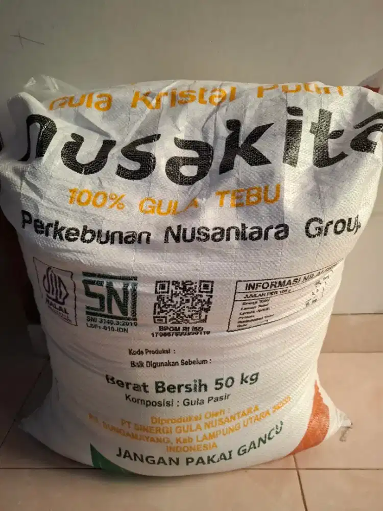 Dijual Gula 1 Karung 50 kg