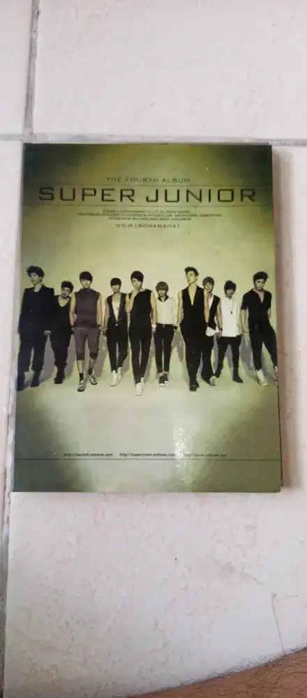 DVD Super Junior The Fourth Album SUPER JUNIOR - 미인아 [BONAMANA]