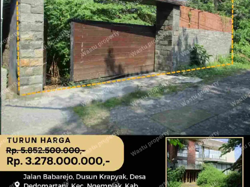 RUMAH LELANG DEKAT STADION MAGUWOHARJO