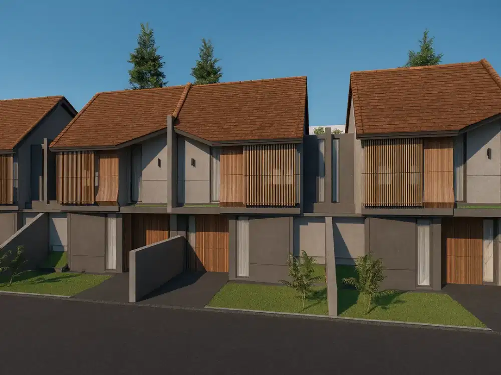 Dekat Pasar Gentan Rumah Strategis Jogja Model Tropis