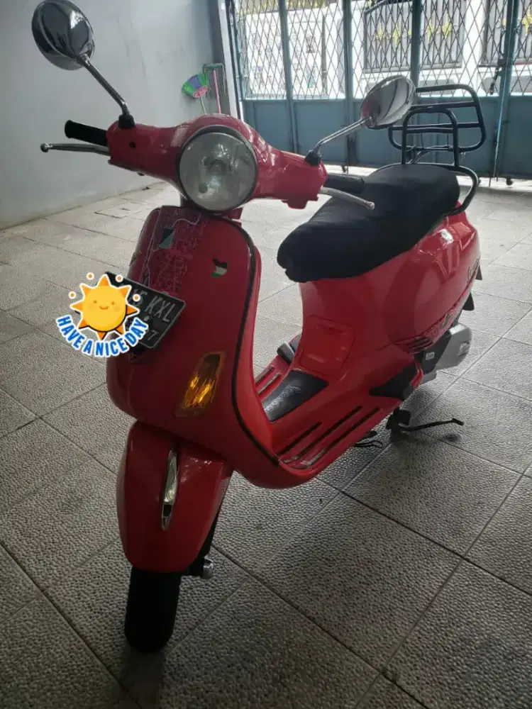 JUAL VESPA LX 125 IGet 2018 Merah