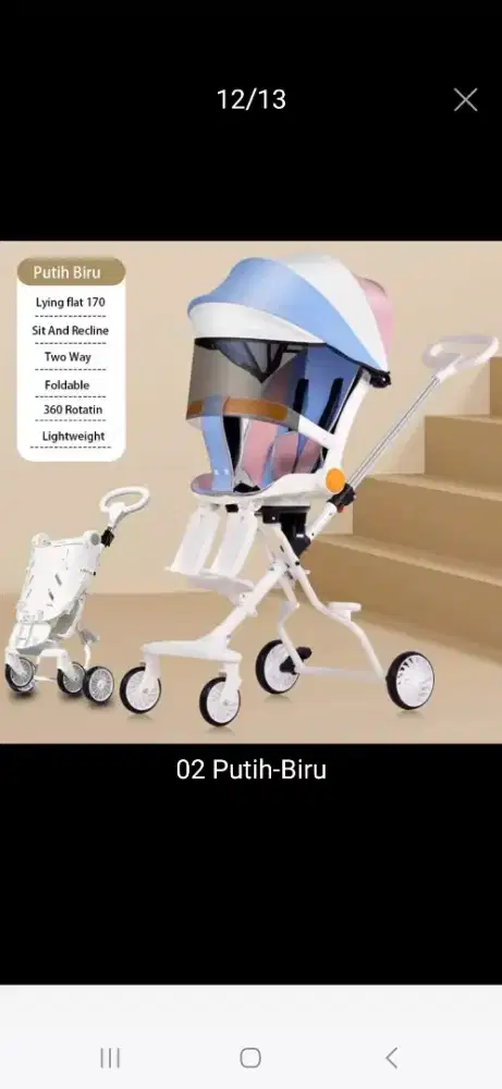 Stroller bayi lipat
