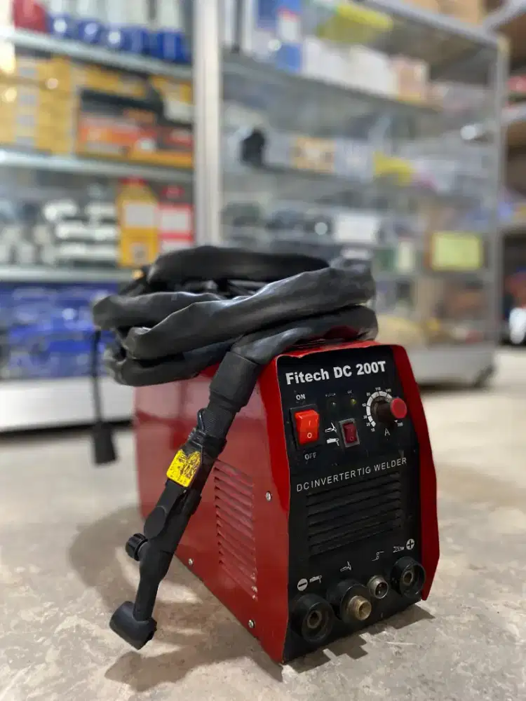 MESIN LAS TIG ARGON BEKAS 200A FITECH GTAW TIG SECOND 1 PHASE