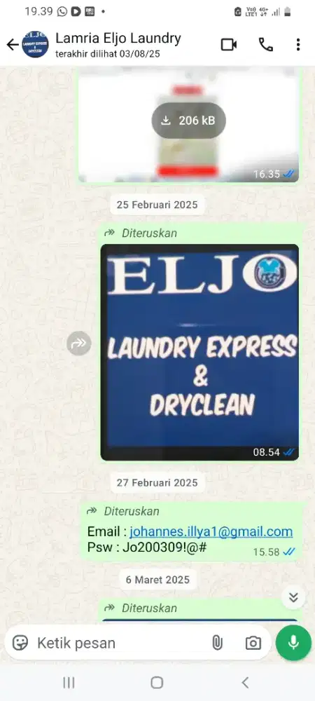 Dibutuhkan karyawan tetap Laundry